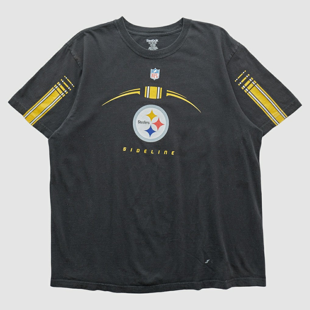 Pittsburgh Steelers Reebok 2000s T-shirt Black Vintage | Fanatics