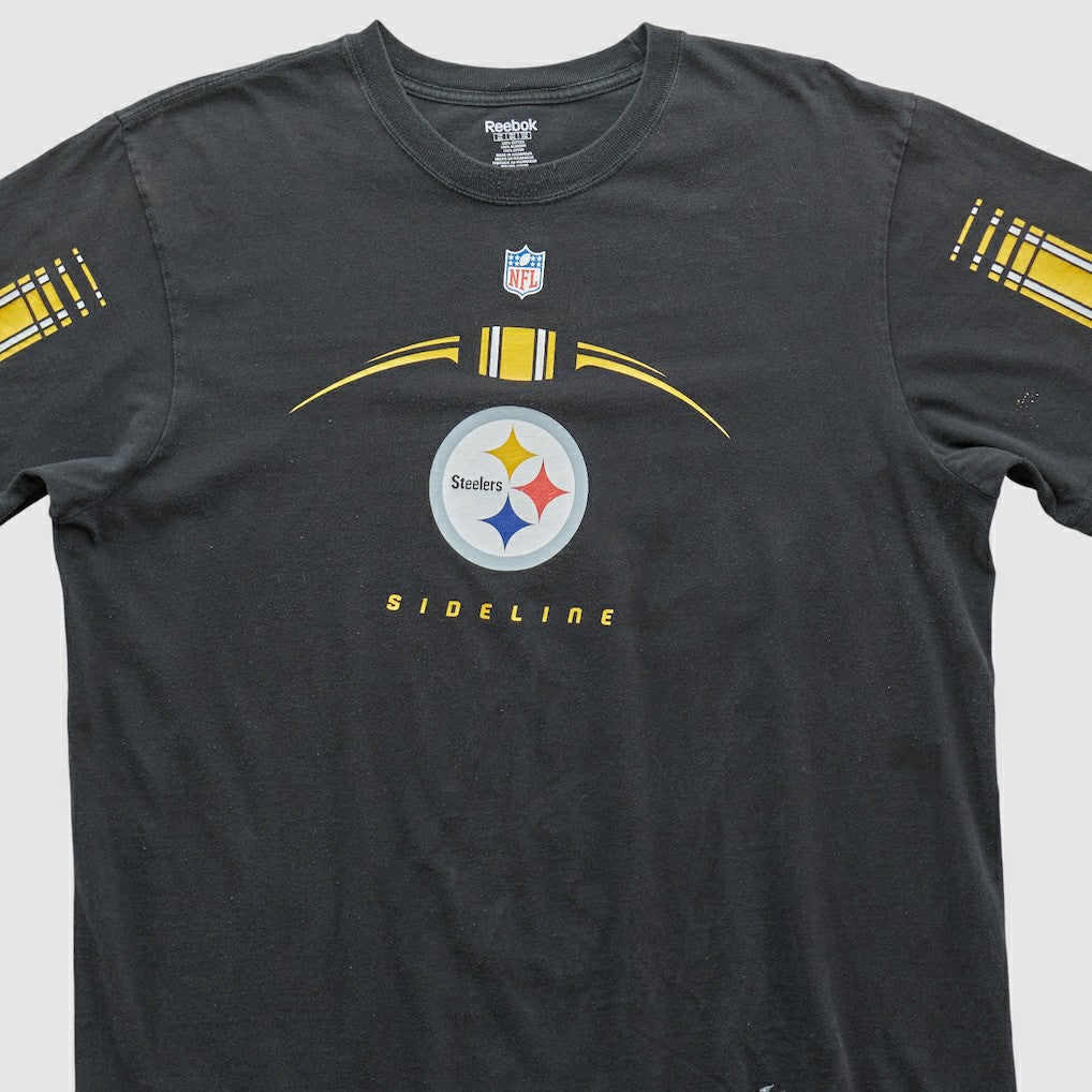 Pittsburgh Steelers Reebok 2000s T-shirt Black Vintage | Fanatics