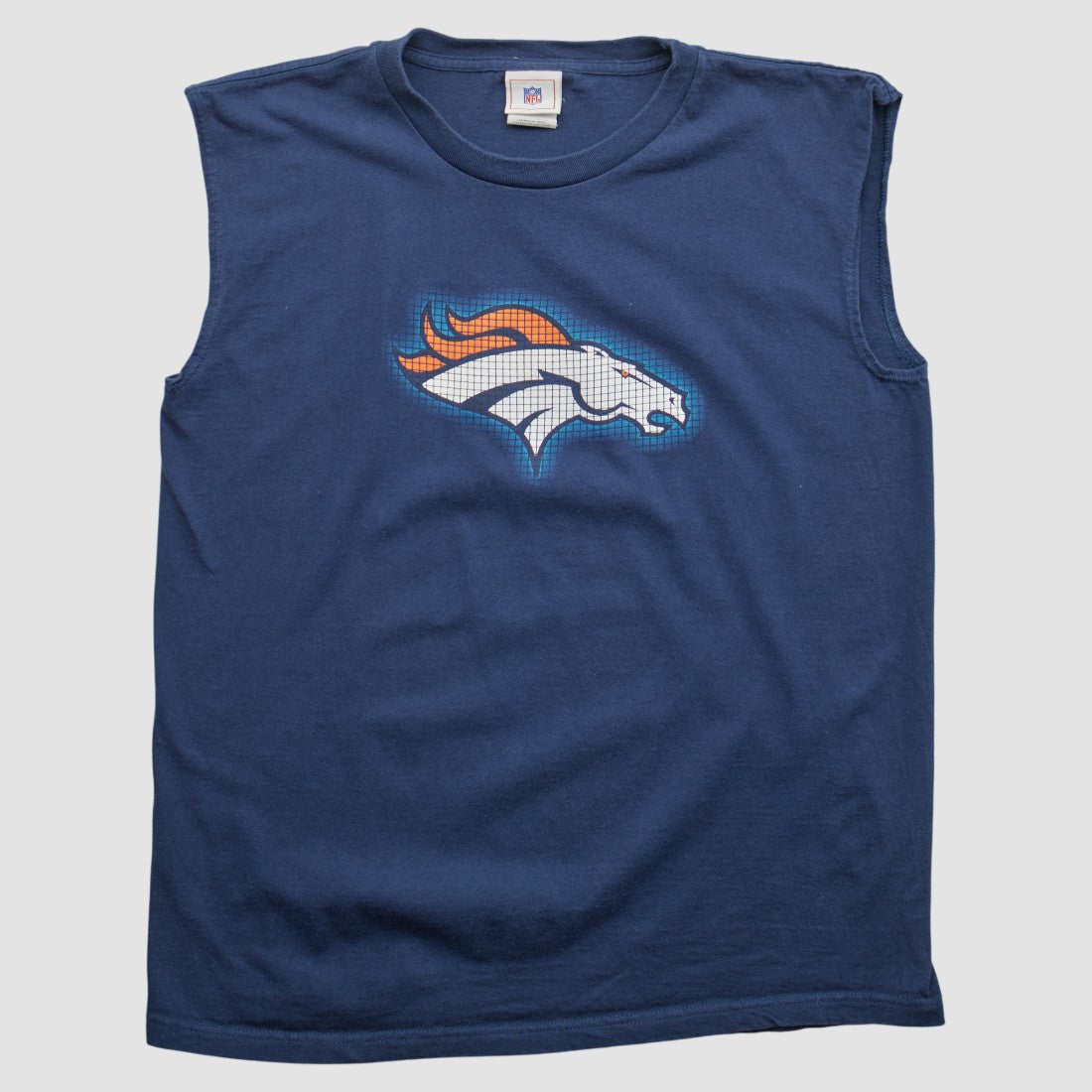 Denver Broncos NFL 2000s Tank Navy Vintage | Fanatics