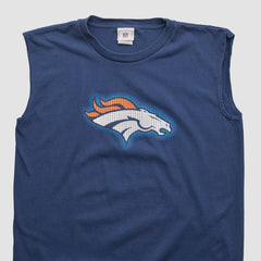 Denver Broncos NFL 2000s Tank Navy Vintage | Fanatics