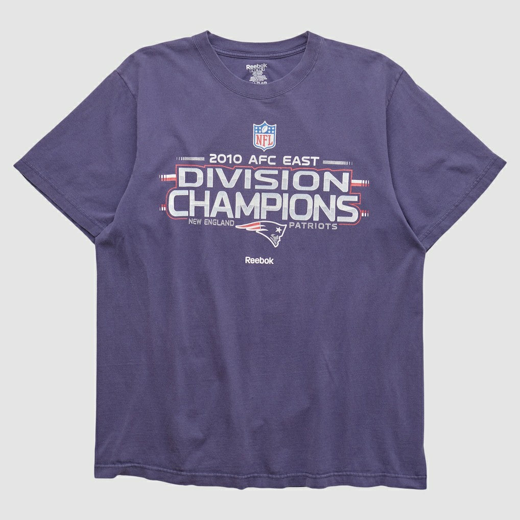 New England Patriots Reebok 2010 T-shirt Purple Vintage | Fanatics