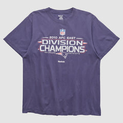 New England Patriots Reebok 2010 T-shirt Purple Vintage | Fanatics