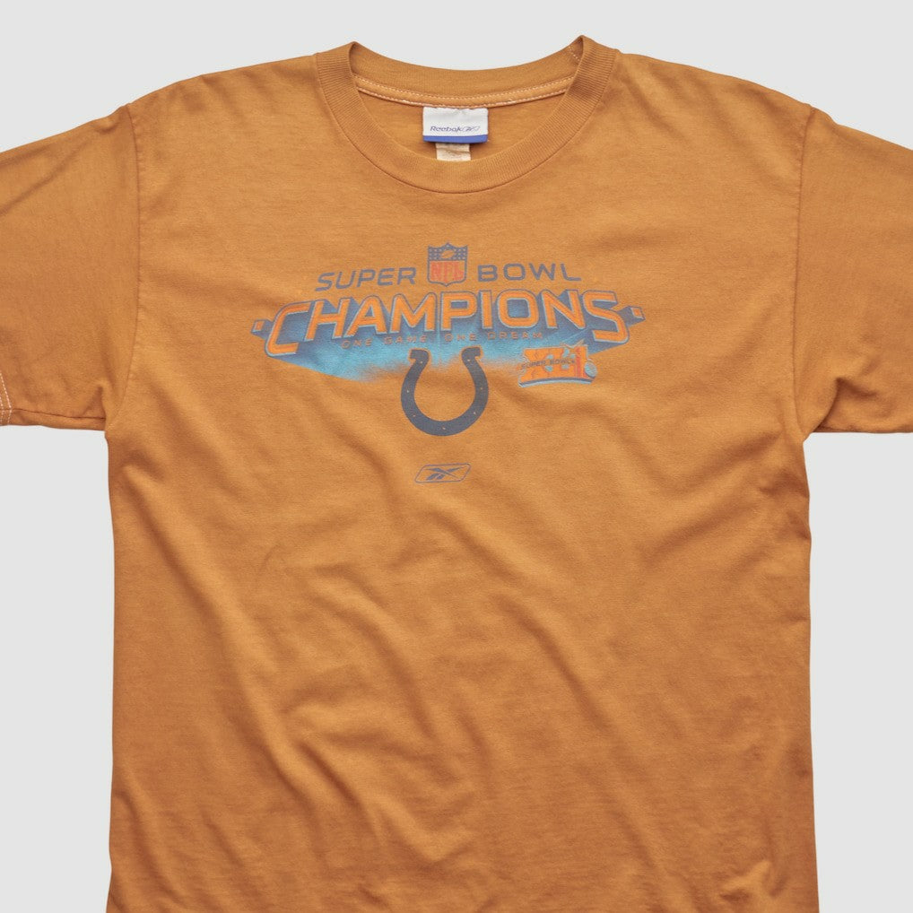 Indianapolis Colts Reebok 2007 T-shirt Orange Vintage | Fanatics
