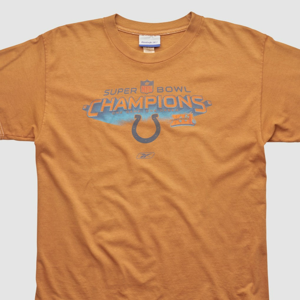 Indianapolis Colts Reebok 2007 T-shirt Orange Vintage | Fanatics
