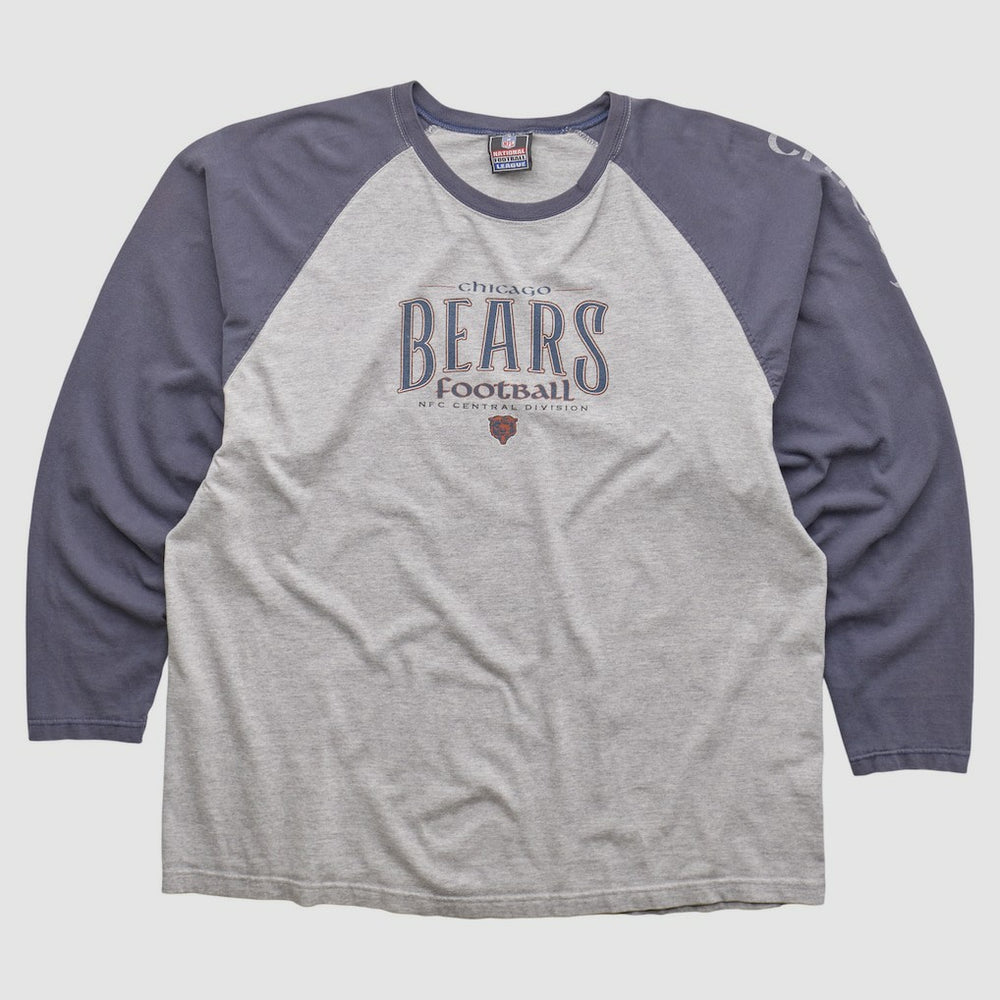 Chicago Bears NFL 2000s Long Sleeve T-shirt Heather Gray Vintage | Fanatics