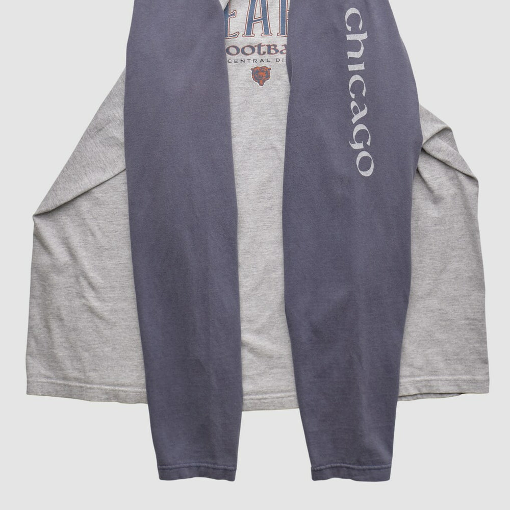 Chicago Bears NFL 2000s Long Sleeve T-shirt Heather Gray Vintage | Fanatics