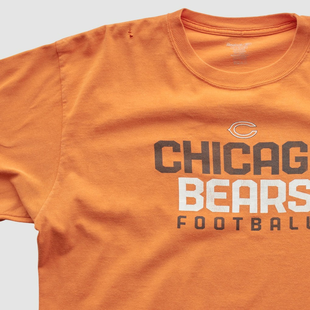 Chicago Bears Reebok 2000s Long Sleeve T-shirt Orange Vintage | Fanatics