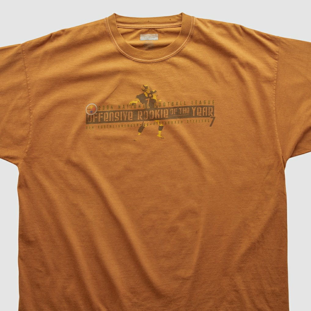 Pittsburgh Steelers Reebok 2004 T-shirt Orange Vintage | Fanatics