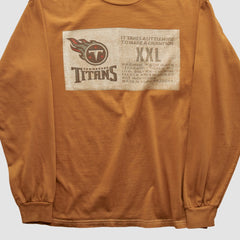 Tennessee Titans Champion 2000s Long Sleeve T-shirt Brown Vintage | Fanatics