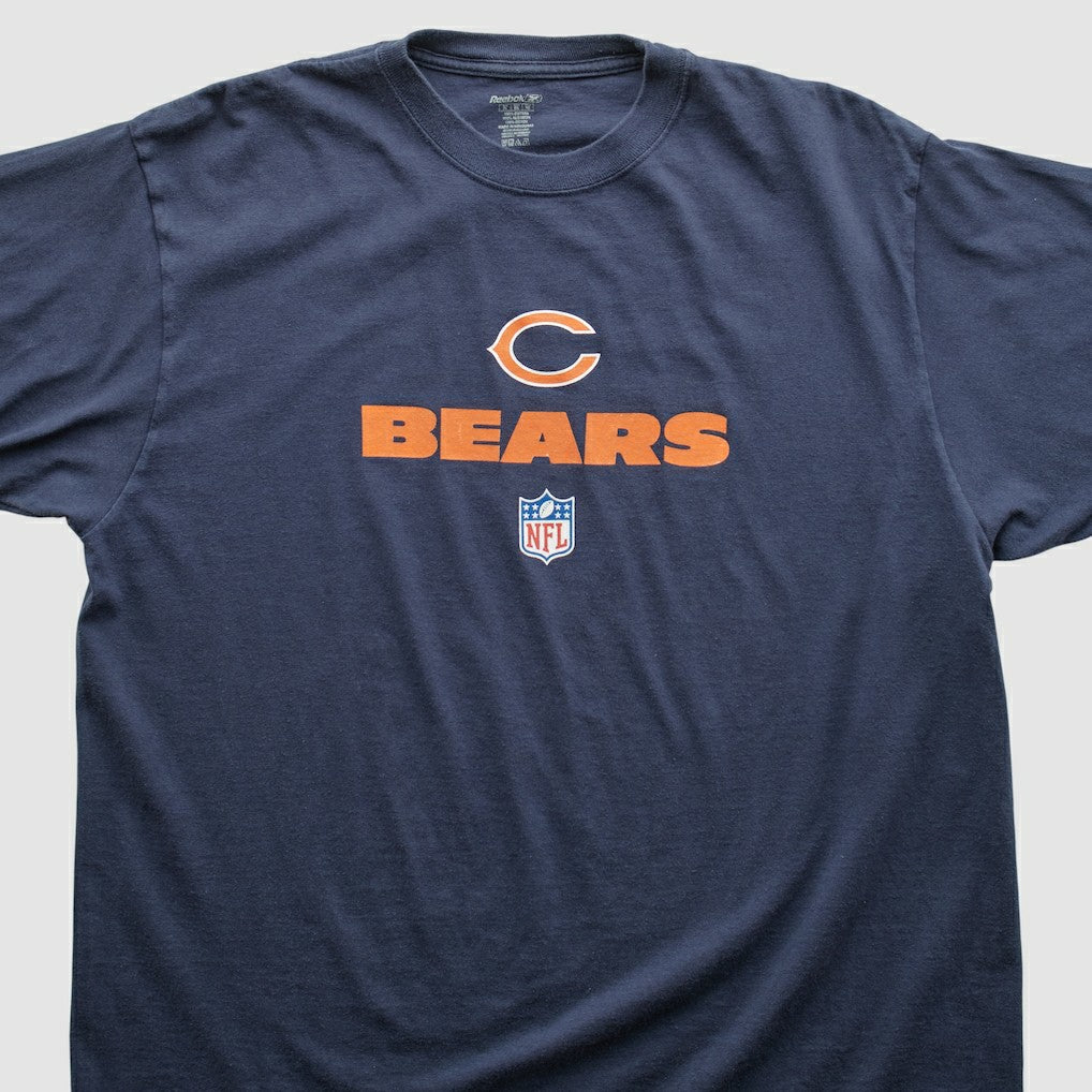 Chicago Bears Reebok 2000s T-shirt Navy Vintage | Fanatics