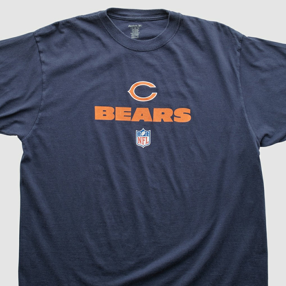 Chicago Bears Reebok 2000s T-shirt Navy Vintage | Fanatics