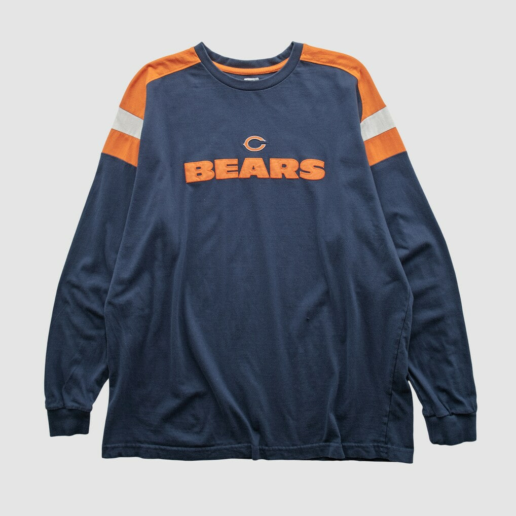Chicago Bears NFL 2000s Long Sleeve T-shirt Navy Vintage | Fanatics