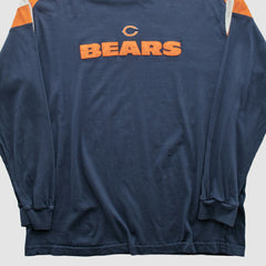 Chicago Bears NFL 2000s Long Sleeve T-shirt Navy Vintage | Fanatics