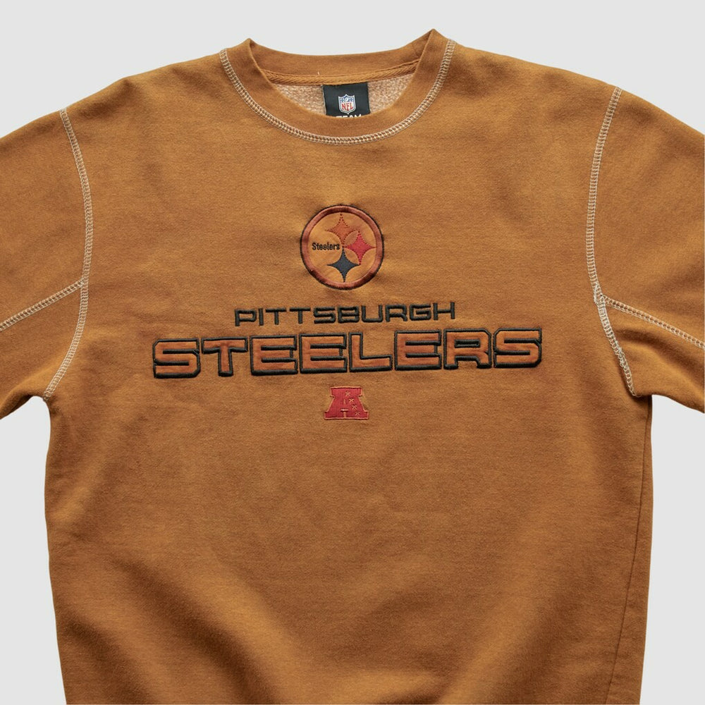 Pittsburgh Steelers Team Edition Apparel 2010s Pullover Sweatshirt Brown Vintage | Fanatics