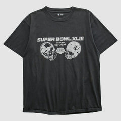Superbowl XLIII NFL 2009 T-shirt Black Vintage | Fanatics