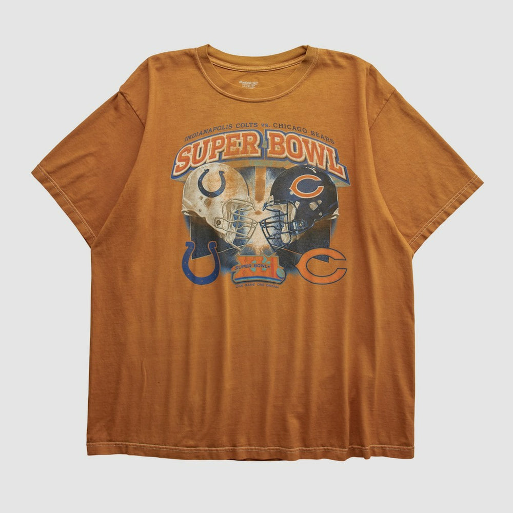 Superbowl XLI Reebok 2007 T-shirt Orange Vintage | Fanatics