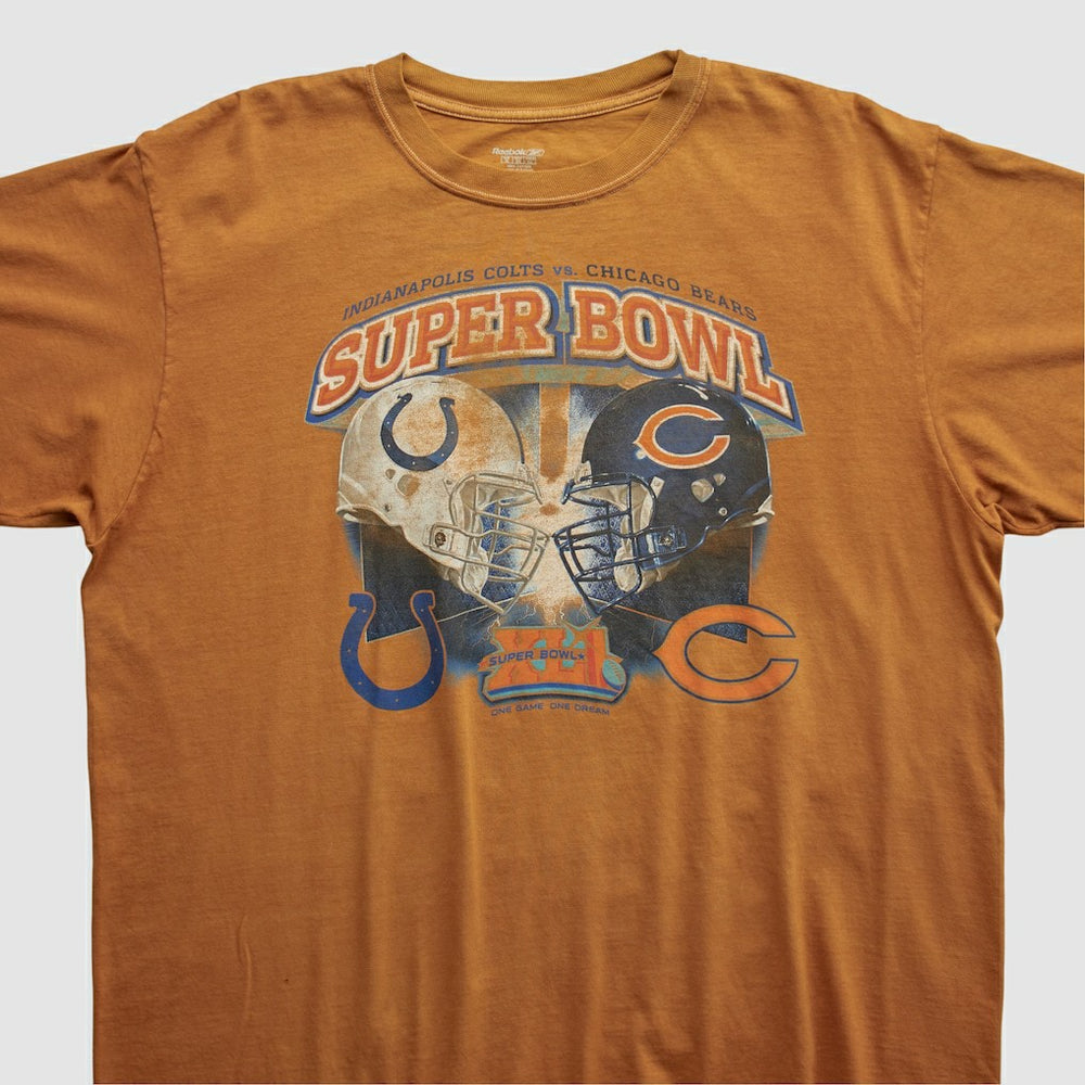 Superbowl XLI Reebok 2007 T-shirt Orange Vintage | Fanatics