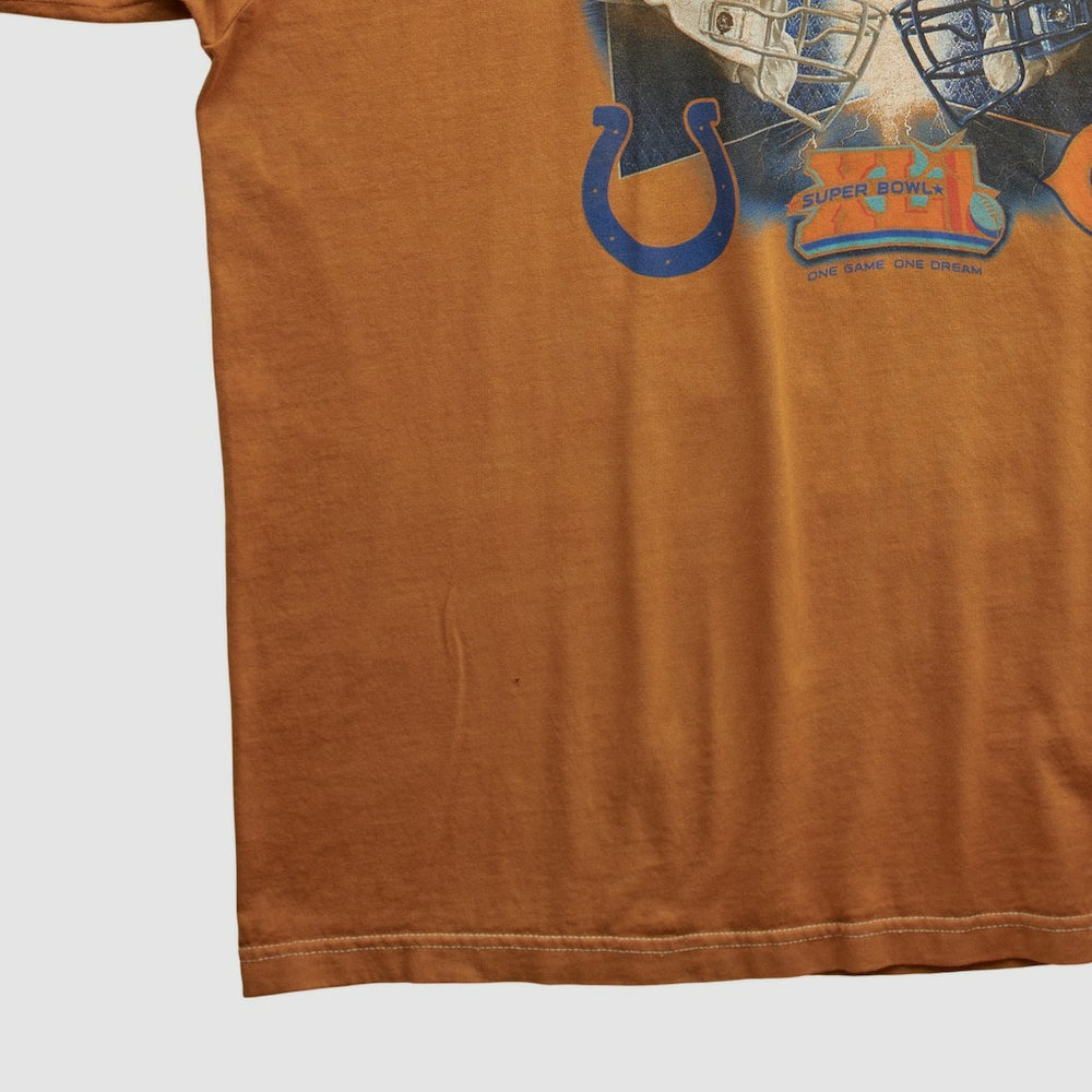 Superbowl XLI Reebok 2007 T-shirt Orange Vintage | Fanatics