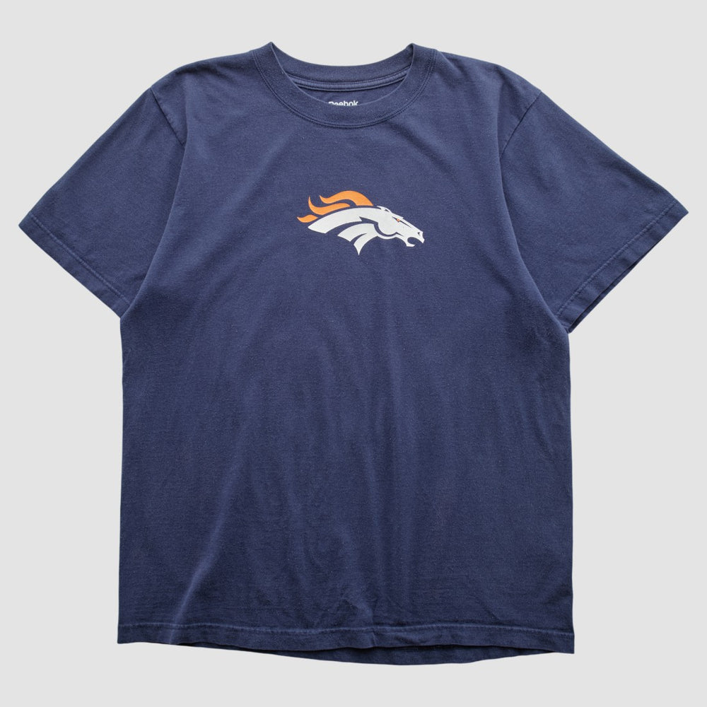 Denver Broncos Reebok 2000s T-shirt Navy Vintage | Fanatics