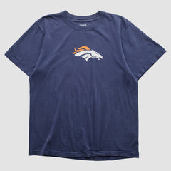 Denver Broncos Reebok 2000s T-shirt Navy Vintage | Fanatics