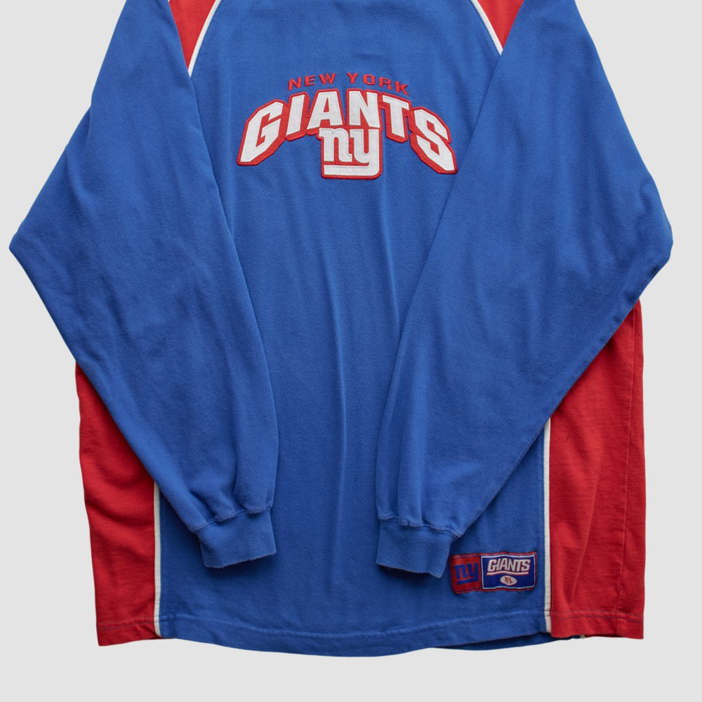 New York Giants NFL 2000s Long Sleeve T-shirt Blue Vintage | Fanatics