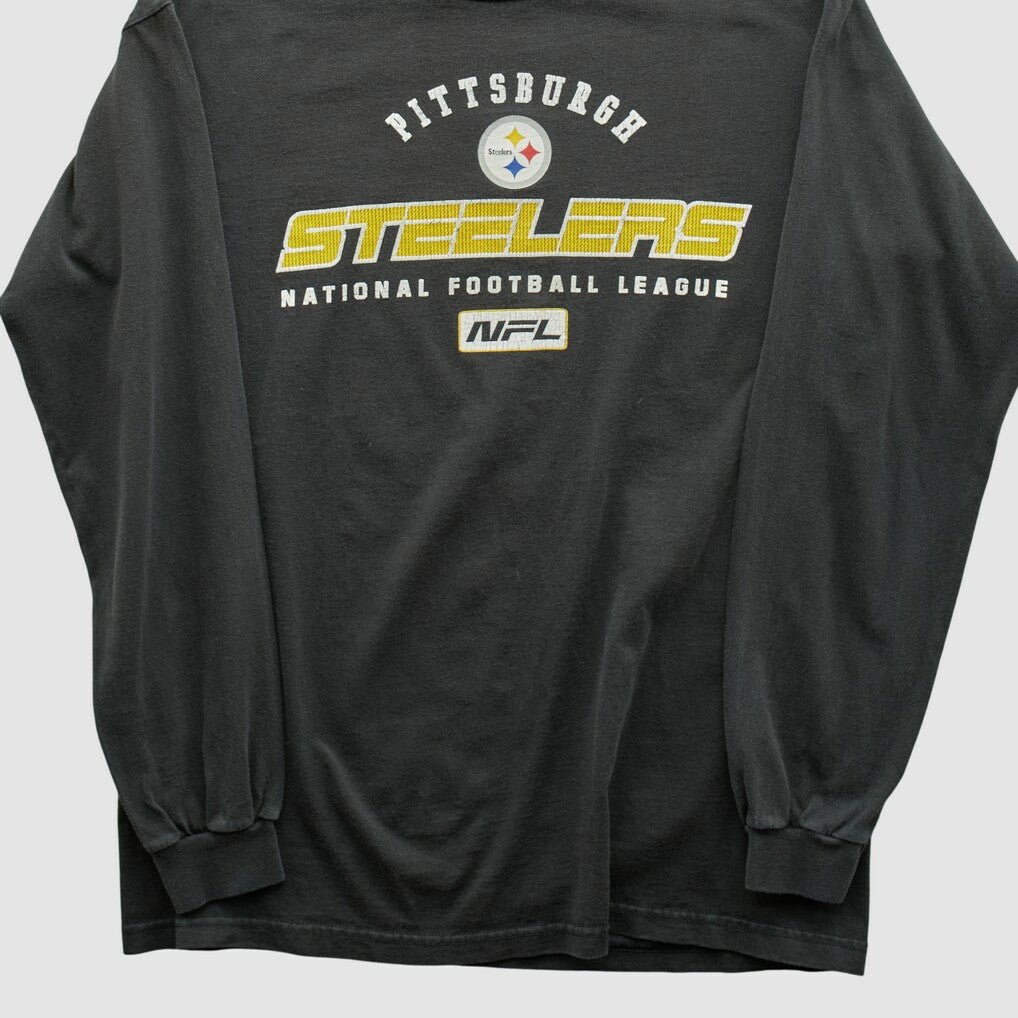 Pittsburgh Steelers 2000s Long Sleeve T-shirt Black Vintage | Fanatics