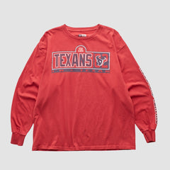 Houston Texans NFL 2000s Long Sleeve T-shirt Red Vintage | Fanatics