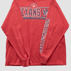 Houston Texans NFL 2000s Long Sleeve T-shirt Red Vintage | Fanatics