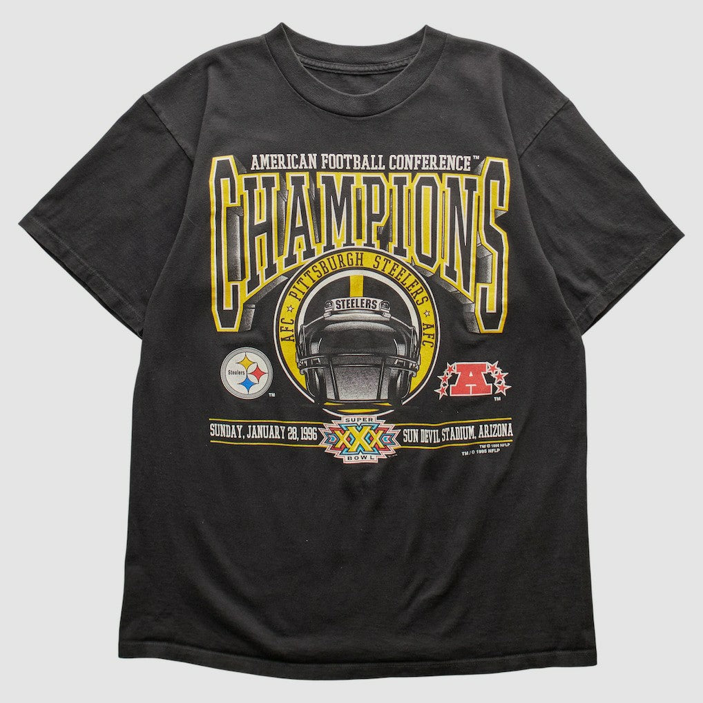 Pittsburgh Steelers 1996 T-shirt Black Vintage | Fanatics