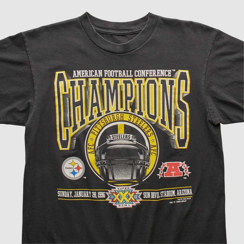 Pittsburgh Steelers 1996 T-shirt Black Vintage | Fanatics