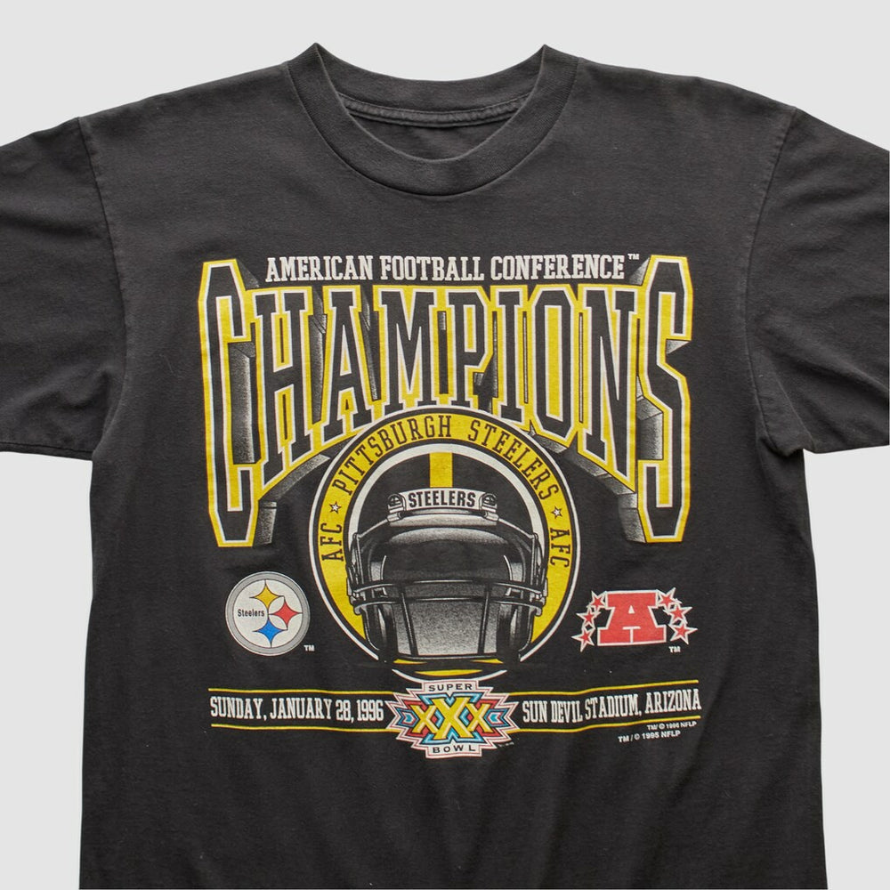 Pittsburgh Steelers 1996 T-shirt Black Vintage | Fanatics