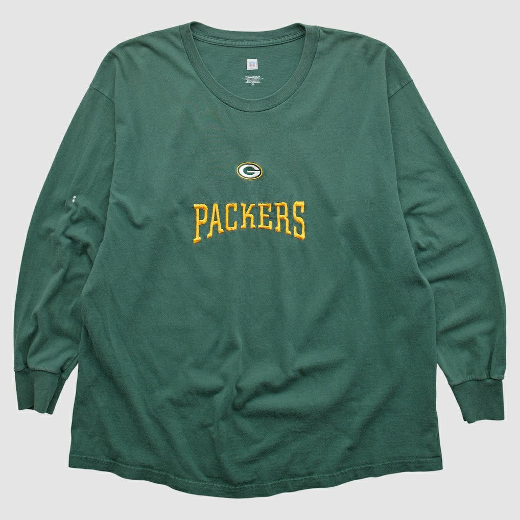 Green Bay Packers NFL 2000s Long Sleeve T-shirt Green Vintage | Fanatics