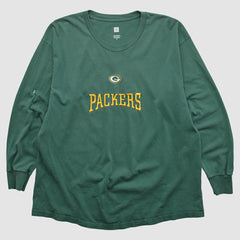 Green Bay Packers NFL 2000s Long Sleeve T-shirt Green Vintage | Fanatics