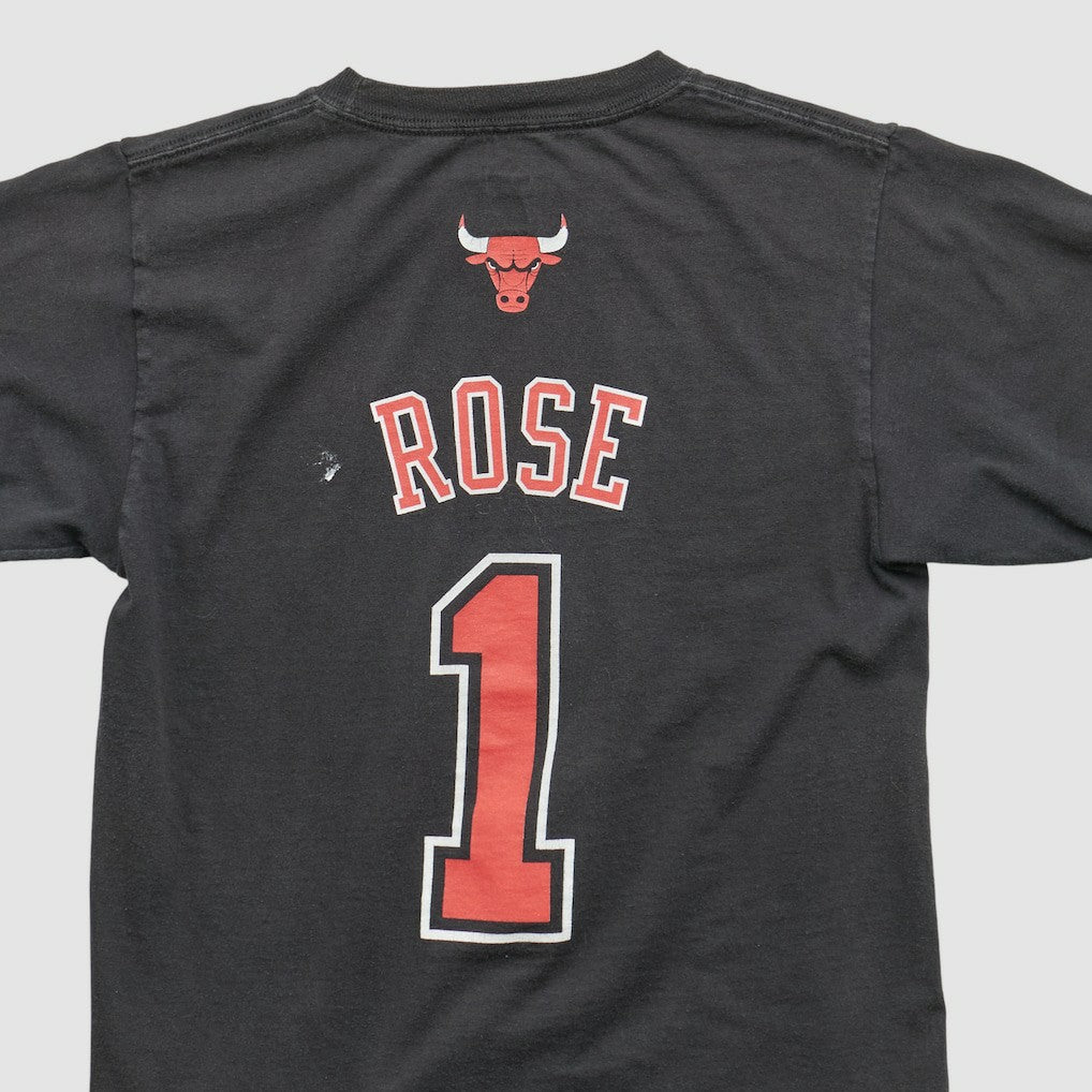 Chicago Bulls 2010s T-shirt Black Vintage - NBA