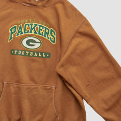 Green Bay Packers NFL 2000s Hooded Pullover Sweatshirt Brown Vintage | Fanatics