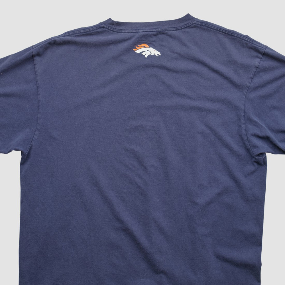 Denver Broncos NFL 2000s T-shirt Navy Vintage | Fanatics