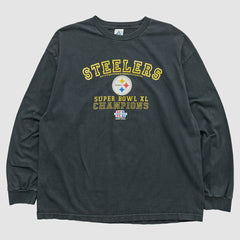 Pittsburgh Steelers Alstyle 2006 Long Sleeve T-shirt Black Vintage | Fanatics