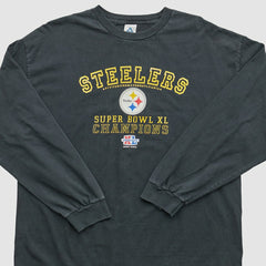 Pittsburgh Steelers Alstyle 2006 Long Sleeve T-shirt Black Vintage | Fanatics