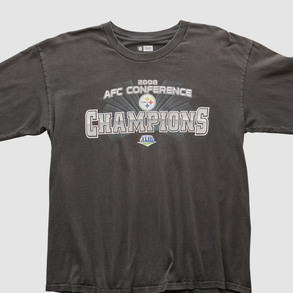 Pittsburgh Steelers NFL 2008 Long Sleeve T-shirt Black Vintage | Fanatics