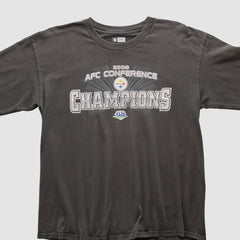 Pittsburgh Steelers NFL 2008 Long Sleeve T-shirt Black Vintage | Fanatics