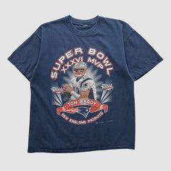 New England Patriots 2002 T-shirt Navy Vintage | Fanatics