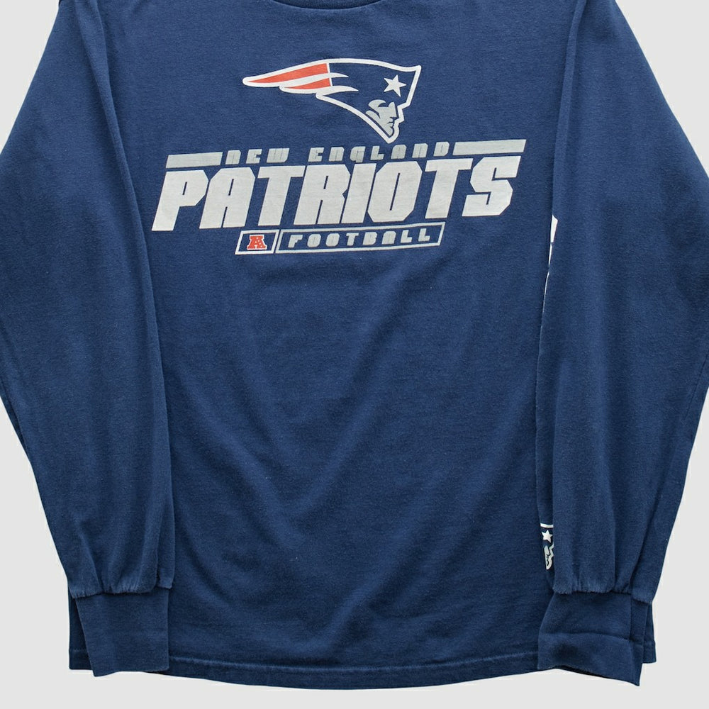 New England Patriots NFL 2010s Long Sleeve T-shirt Navy Vintage | Fanatics