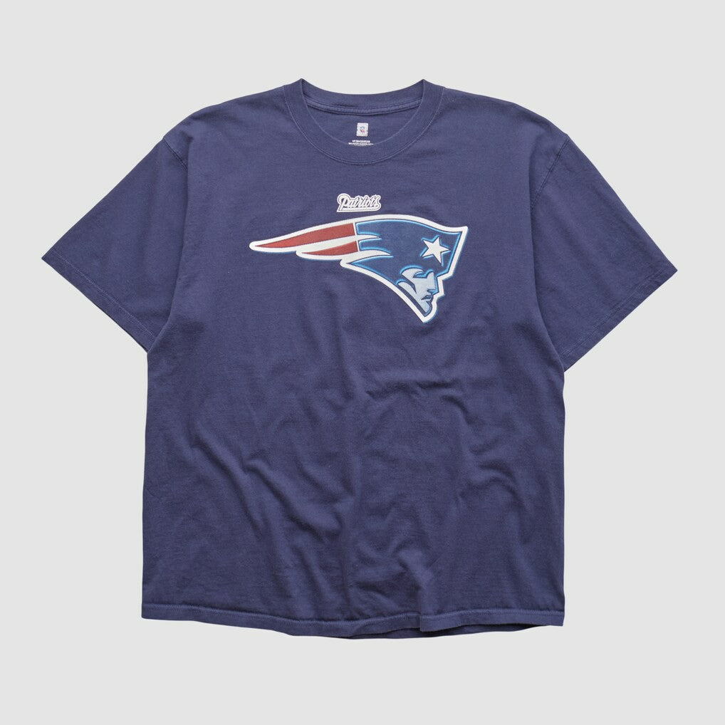 New England Patriots NFL 2000s T-shirt Navy Vintage | Fanatics