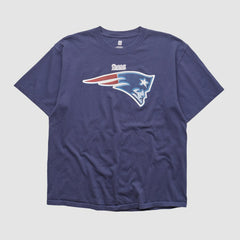 New England Patriots NFL 2000s T-shirt Navy Vintage | Fanatics