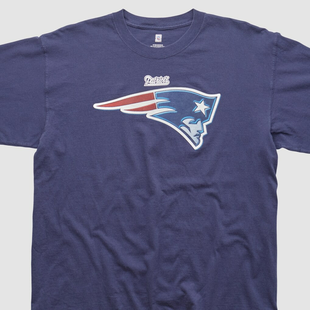 New England Patriots NFL 2000s T-shirt Navy Vintage | Fanatics