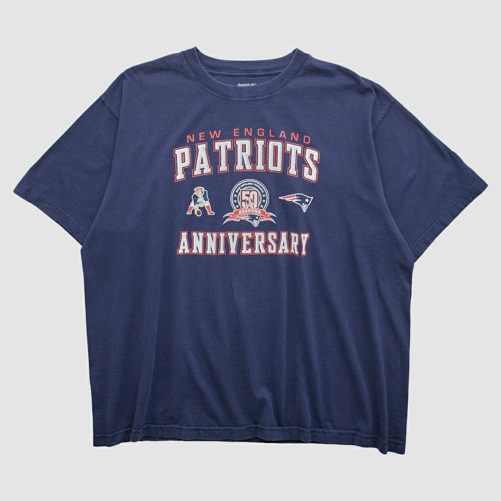 New England Patriots Reebok 2009 T-shirt Navy Vintage | Fanatics