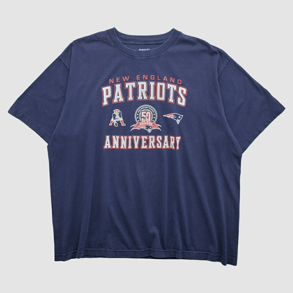 New England Patriots Reebok 2009 T-shirt Navy Vintage | Fanatics