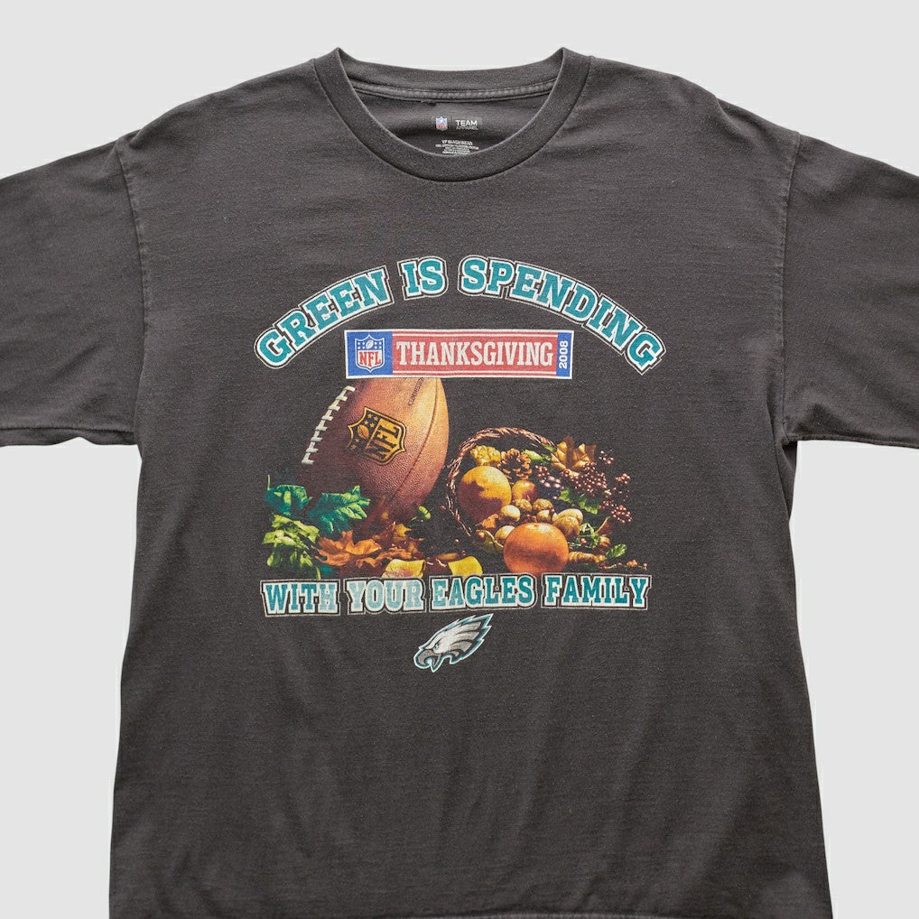 Philadelphia Eagles NFL 2008 Long Sleeve T-shirt Charcoal Vintage | Fanatics