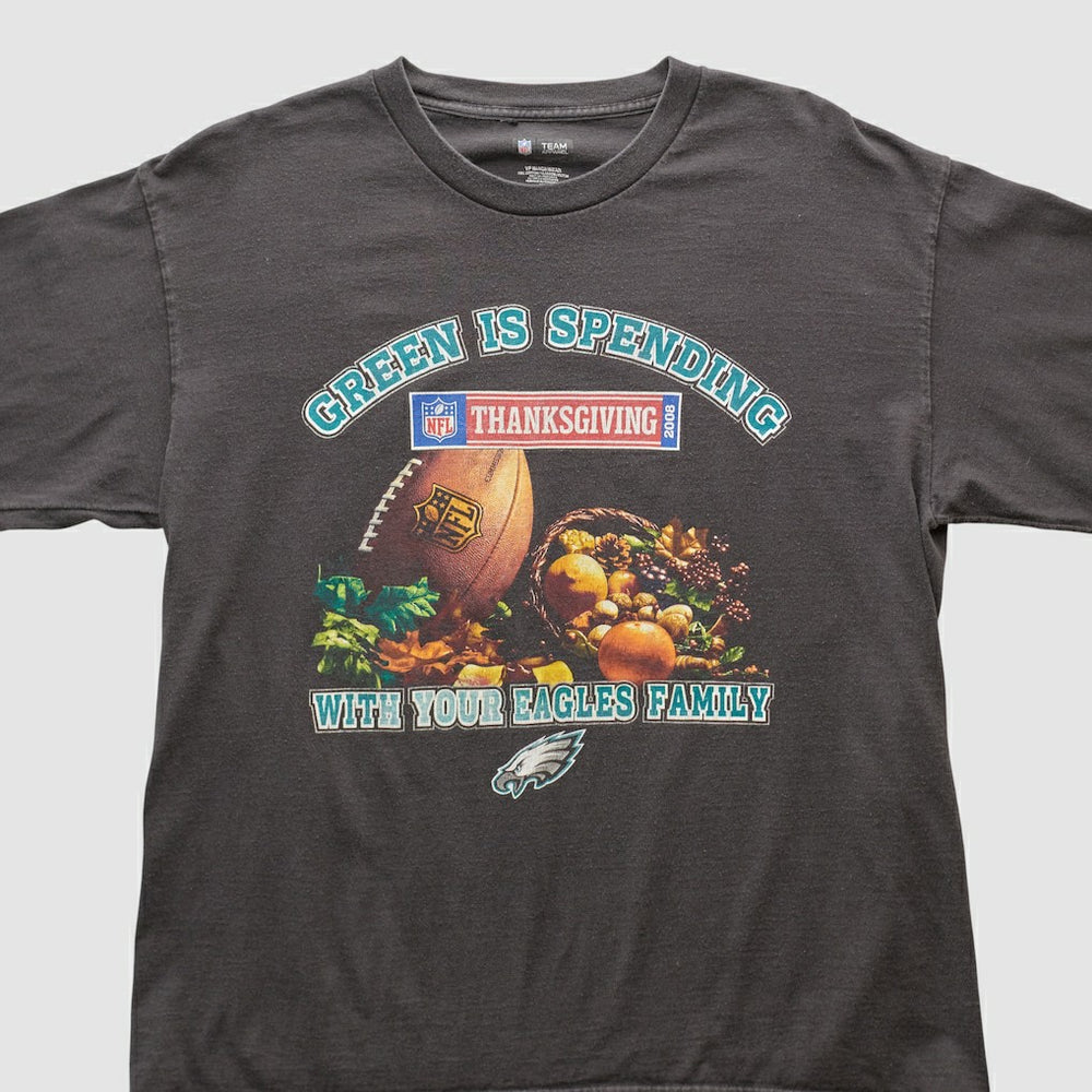 Philadelphia Eagles NFL 2008 Long Sleeve T-shirt Charcoal Vintage | Fanatics