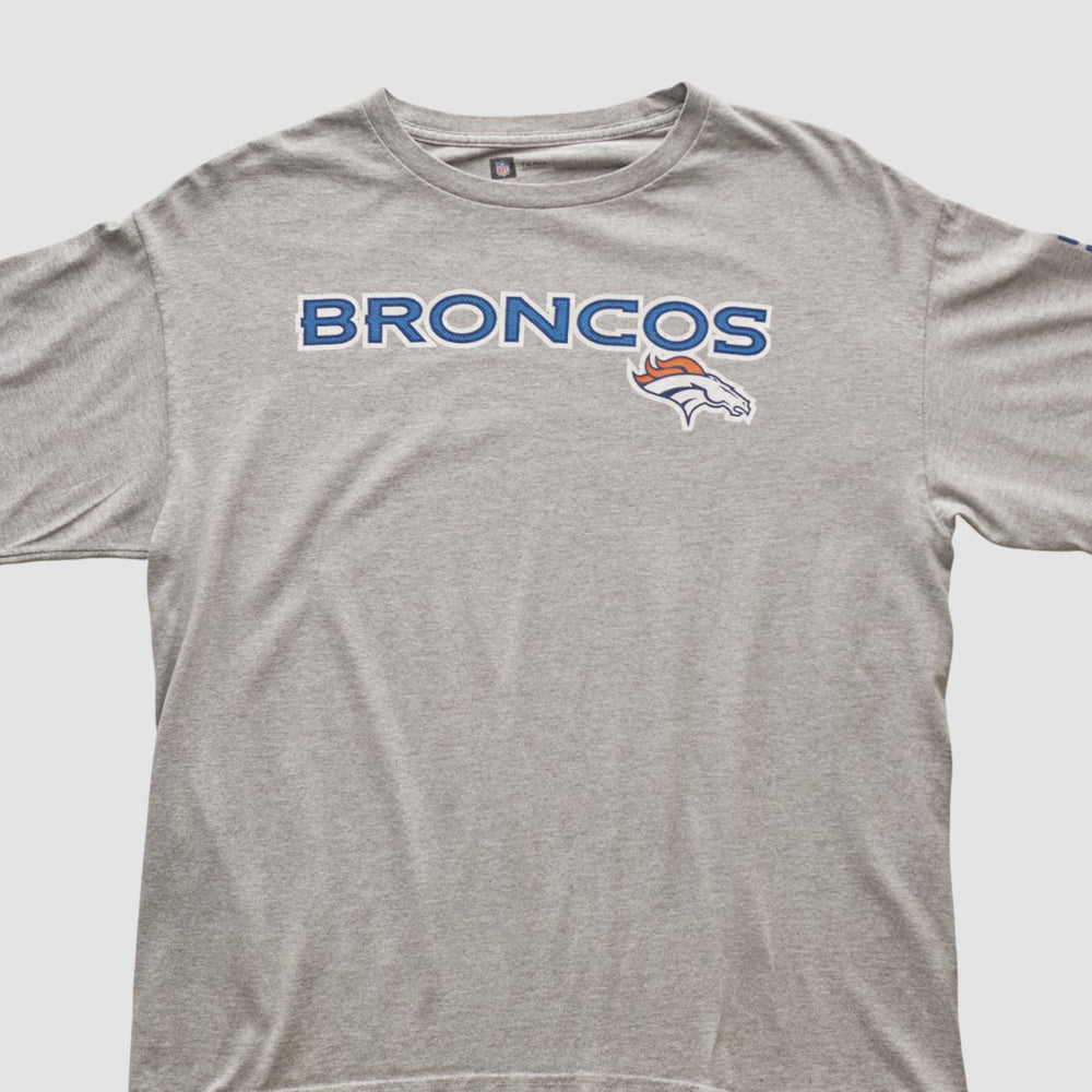 Denver Broncos NFL 2000s Long Sleeve T-shirt Heather Gray Vintage | Fanatics